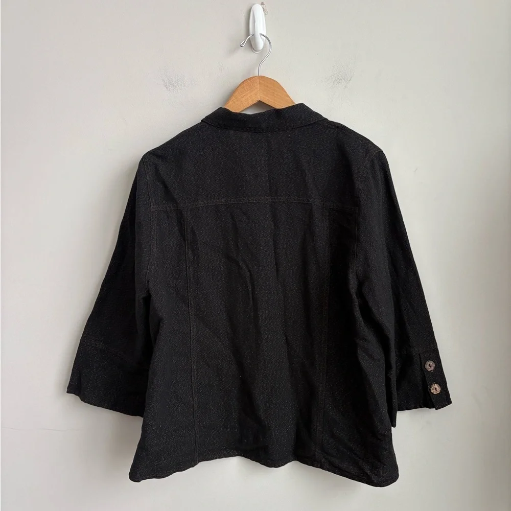 Focus Casual Lifestyle Collection Button Front Jacket Women’s Size Large